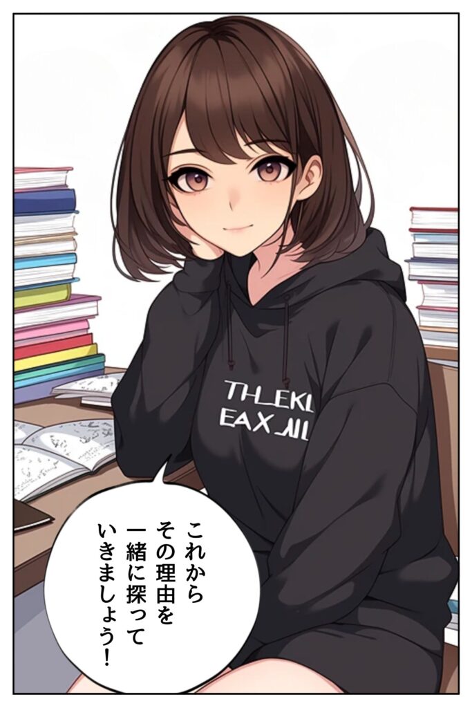 漫画セリフ：フード被りの心理的背景を探っていきましょう。