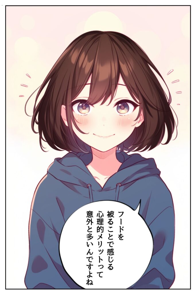 フード被りの心理的メリット