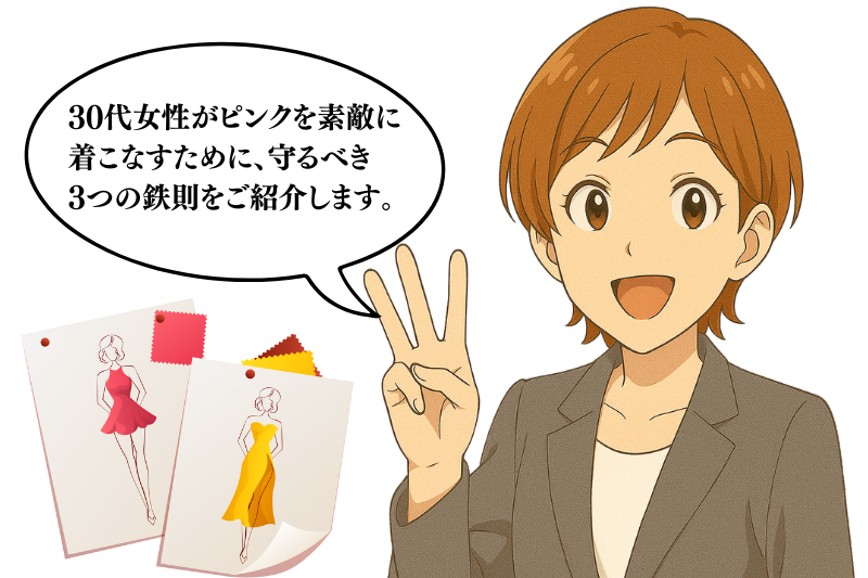 ピンクを取り入れる3つの鉄則